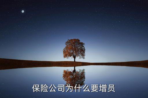 保險(xiǎn)公司為什么要增員