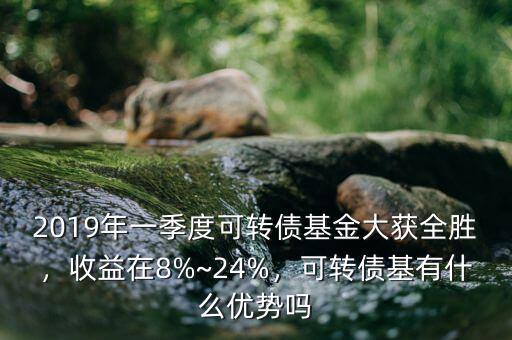 2019年一季度可轉(zhuǎn)債基金大獲全勝，收益在8%~24%，可轉(zhuǎn)債基有什么優(yōu)勢(shì)嗎