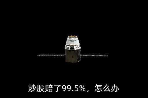 炒股賠了99.5%，怎么辦