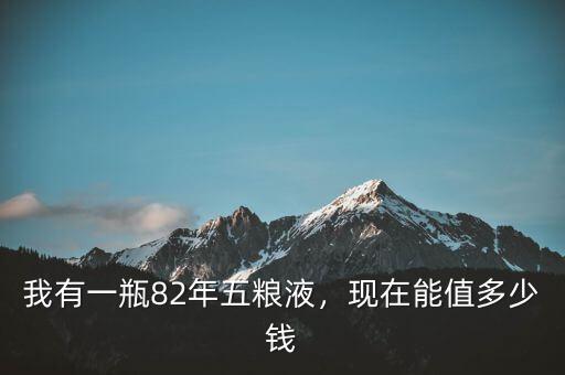 我有一瓶82年五糧液，現(xiàn)在能值多少錢