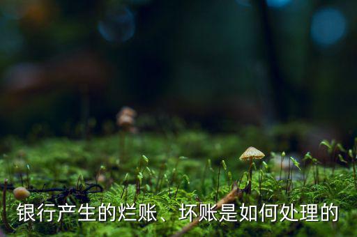 銀行產(chǎn)生的爛賬、壞賬是如何處理的