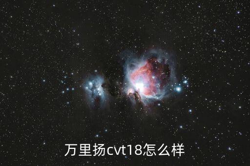 萬里揚cvt18怎么樣