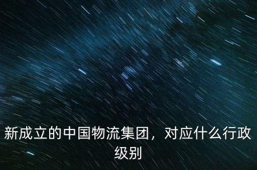 中國誠通集團什么級別,對應什么行政級別