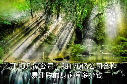 開10幾家公司，和170億公司合作，易建聯(lián)的身家有多少錢