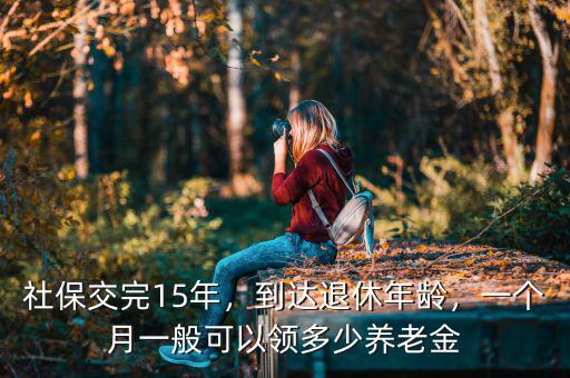 社保交完15年，到達(dá)退休年齡，一個月一般可以領(lǐng)多少養(yǎng)老金