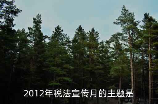 17年稅宣的主題是什么，2013年全國稅收宣傳月主題