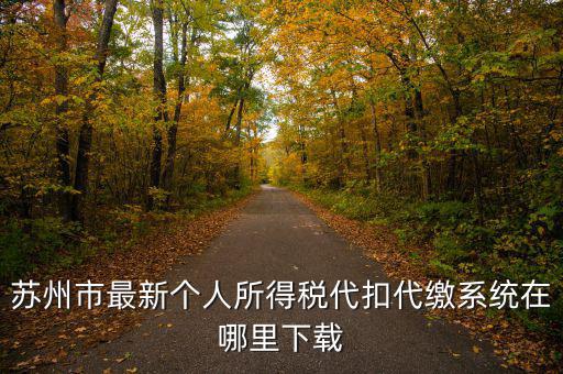 蘇州什么app可以查個稅，蘇州市最新個人所得稅代扣代繳系統(tǒng)在哪里下載