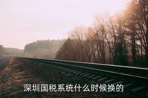 深圳實(shí)名辦稅到什么時候止，深圳國稅系統(tǒng)什么時候換的