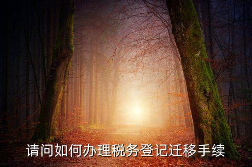 請問如何辦理稅務(wù)登記遷移手續(xù)