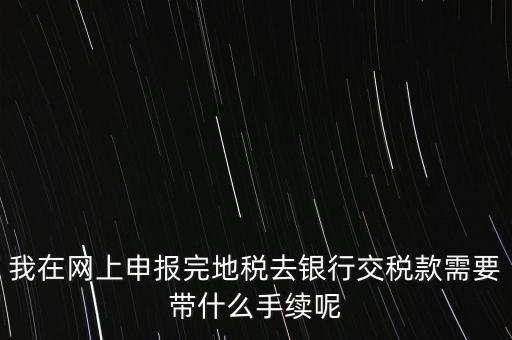 核稅后拿什么去交稅，申報交稅需要什么手續(xù)