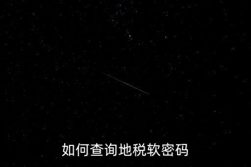 怎樣查地稅密碼是什么意思，地稅計算機代碼密碼是什么