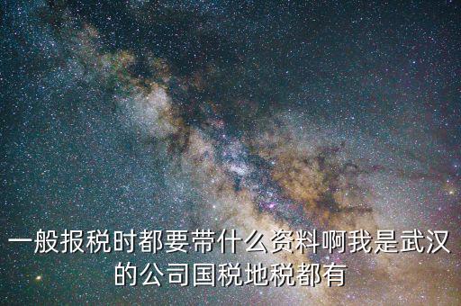 武漢國(guó)稅年報(bào)是什么，武漢市地稅國(guó)稅報(bào)稅截至日期分別是什么時(shí)候