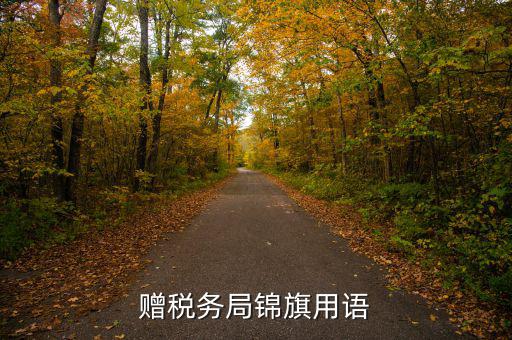 贈稅務(wù)局錦旗用語