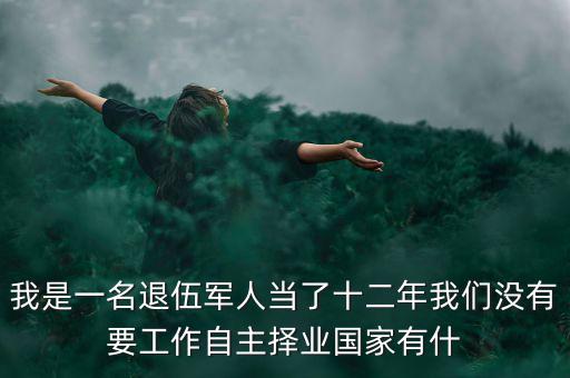 我是一名退伍軍人當(dāng)了十二年我們沒有要工作自主擇業(yè)國(guó)家有什