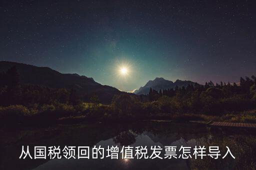 發(fā)票如何導(dǎo)入，從國稅領(lǐng)回的增值稅發(fā)票怎樣導(dǎo)入