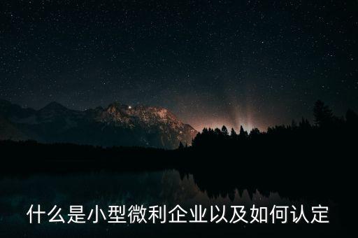 如何申請(qǐng)小微企業(yè)認(rèn)證，怎么申請(qǐng)辦理小微企業(yè)