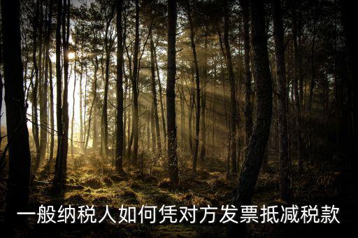 成本票如何抵減增值稅，一般納稅人如何憑對方發(fā)票抵減稅款