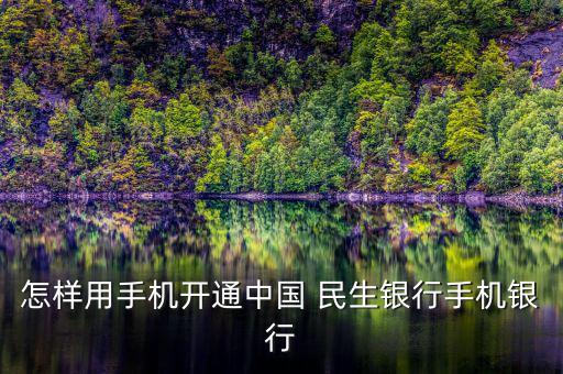 民生銀行怎么進,民生銀行信用卡開通網(wǎng)銀后使用會更方便