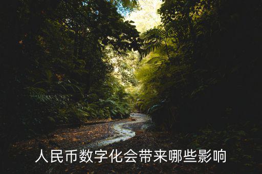 人民幣數(shù)字化會帶來哪些影響