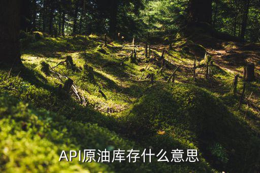 API原油庫存什么意思