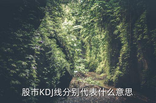 股票中的kdj代表什么，股票指標的KDJ是什么意思