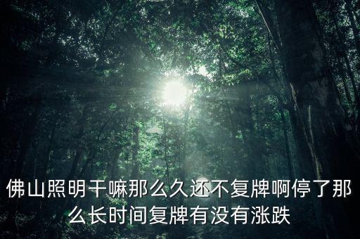 佛山照明為什么不漲，股票佛山照明的評(píng)級(jí)有所下降是什么原因