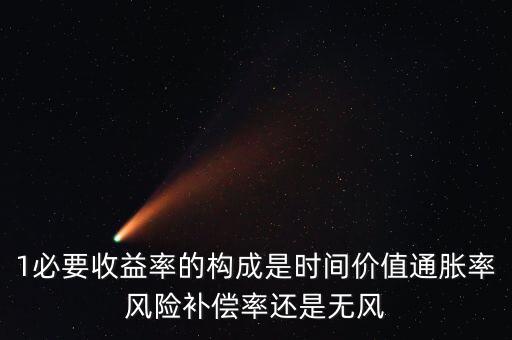 普通股的必要收益率是由什么組成，計算股票價格中的必要收益率是什么東西