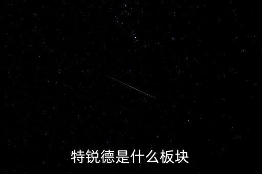 特銳德是什么板塊