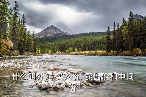 什么叫外匯 買(mǎi)入價(jià), 賣(mài)出價(jià)和中間價(jià)