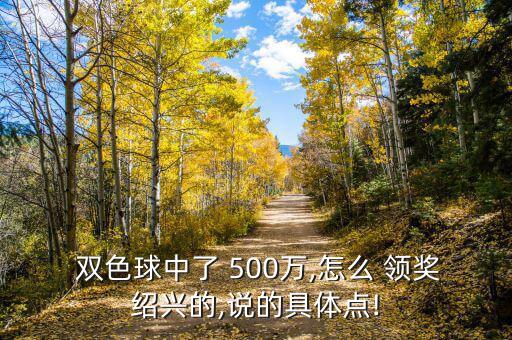 雙色球中500萬怎么領(lǐng)獎(jiǎng),5000元以下可在對(duì)應(yīng)彩票站兌獎(jiǎng)