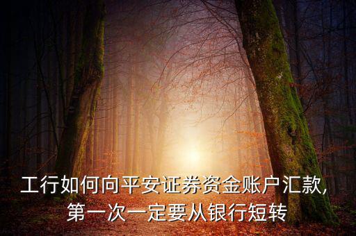 第一次怎么賺錢到證卷賬號,如何把錢轉(zhuǎn)到證券賬戶?