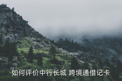 如何評(píng)價(jià)中行長(zhǎng)城 跨境通借記卡