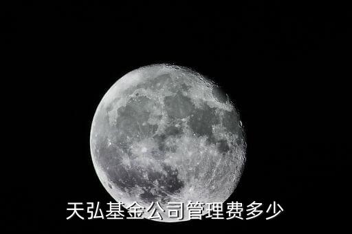 天弘基金公司管理費(fèi)多少