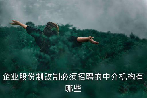 什么樣的重組需要中介選聘，企業(yè)股份制改制必須招聘的中介機(jī)構(gòu)有哪些