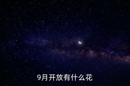 9月開放有什么花