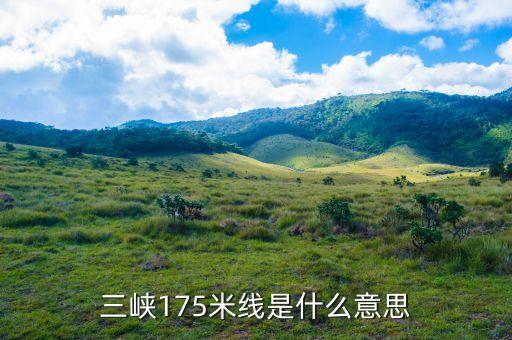 三峽175米線是什么意思