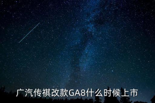 廣汽傳祺ga8什么時(shí)候上市，2021款傳祺GS8什么時(shí)候上市啊