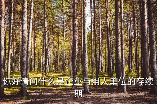 什么叫存續(xù)合同，法律上所謂的續(xù)存是什么意思