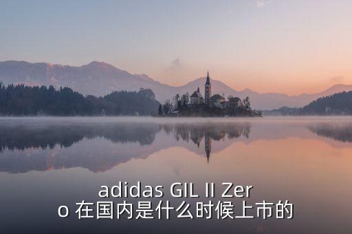 adidas GIL II Zero 在國內是什么時候上市的