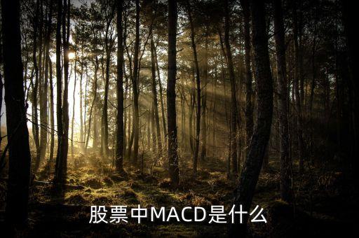 股票中MACD是什么