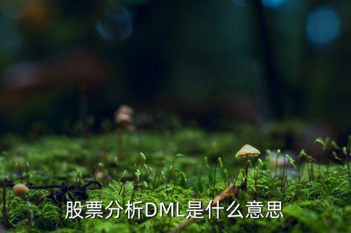 dml指標(biāo)什么意思，怎樣看懂股票dml線