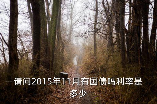 201511月發(fā)行什么國(guó)債，請(qǐng)問(wèn)2015年11月有國(guó)債嗎利率是多少