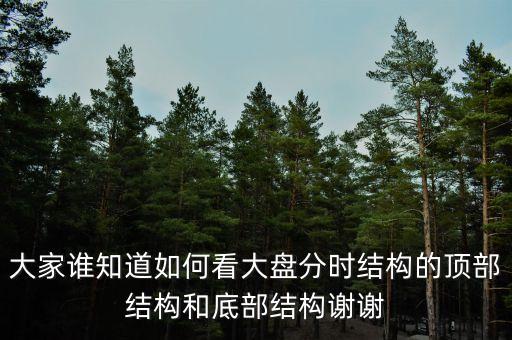 大家誰知道如何看大盤分時結(jié)構(gòu)的頂部結(jié)構(gòu)和底部結(jié)構(gòu)謝謝