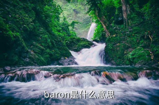 baron是什么意思