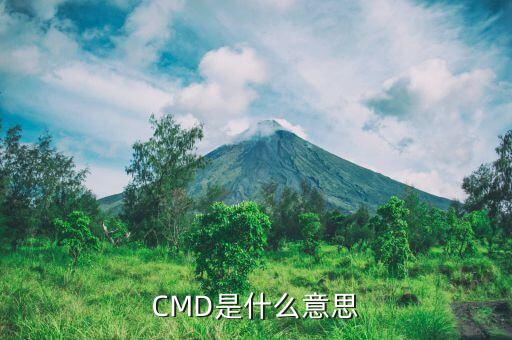 cmd是什么單位，cmd是什么