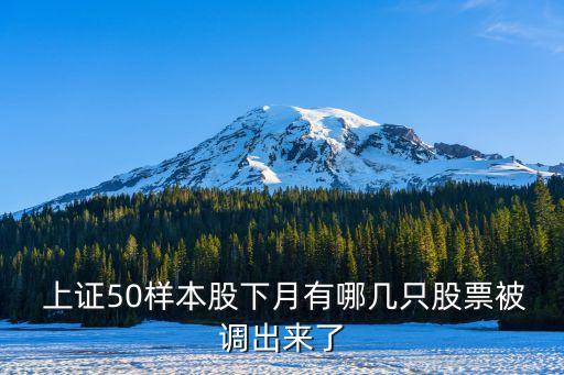  上證50樣本股下月有哪幾只股票被調(diào)出來了