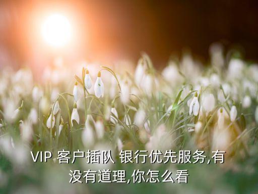 銀行vip客戶(hù)不排隊(duì)合法嗎,銀行客戶(hù)排隊(duì)過(guò)久投訴案例