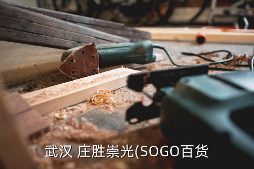 武漢 莊勝崇光(SOGO百貨