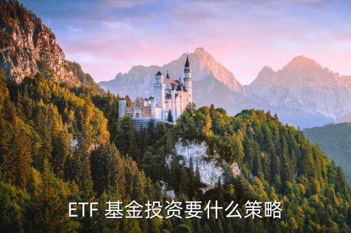 ETF 基金投資要什么策略