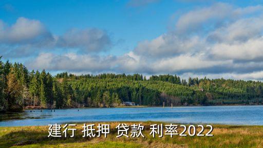 建設(shè)銀行抵押貸款利率,招行抵押貸款利率2023